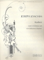 Kadenzen zum Violinkonzert D-Dur op.77 für Violine Joachim, Joseph, bearb.