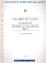 20 Tnze aus 'Der musikalische Tugendtspiegel, 1613'  fr 4 Instrumente (SATB) Partitur