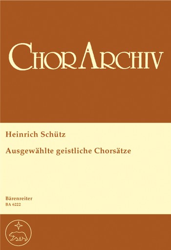 AUSGEWAEHLTE GEISTLICHE CHOR- SAETZE FUER 4-8STG. GEM CHOR PARTITUR (DT)