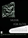 6 SONATEN FUER FLOETE UND KLAVIER SONATE B-DUR NR.1 WQ125