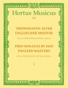 Triosonaten alter englischer Meister Band 1 für 2 Altblockflöten und Bc