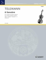 6 Sonaten Band 1 (Nr.1-3) für 2 Violinen und Bc