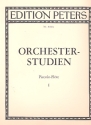 Orchesterstudien Band 1 fr Piccoloflte
