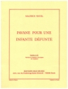 Pavane pour une infante defunte fr Orchester Studienpartitur