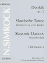 Slawische Tänze op.72 Band 2 für Klavier zu 4 Händen