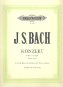 Konzert E-Dur BWV1053 für Klavier und Orchester für 2 Klaviere