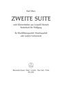 Suite Nr.2 nach Klavierstcken von L. Mozart fr 4 Blockflten (SATB) oder Streicher Partitur und 6 Stimmen