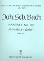Erschallet ihr Lieder Kantate Nr.172 BWV172 Partitur