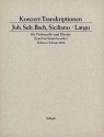 Siciliano und Largo fr Violoncello und Klavier
