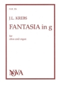 Fantasia g minor for oboe and organ
