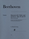 Romanzen op.40 und op.50 fr Violine und Orchester fr Violine und Klavier