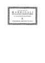 Il secondo libro de madrigali a cinque voci Partitur (it)
