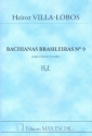 Bachianas brasileiras no.9 pour orchestre  cordes Partitur