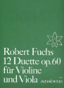 12 Duette op.60 für Violine und Viola Stimmen