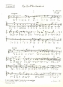 6 Nocturnos KV346, KV436-439 und KV549 für 3 Stimmen und Klavier (Streicher ad lib) Sopran 1 (dt)
