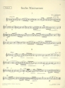 6 Nocturnos KV346, KV436-439 und KV549 fr 3 Stimmen und Klavier (Streicher ad lib) Violine 1