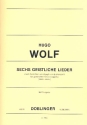 6 geistliche Lieder fr gem Chor a cappella Partitur