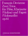 2 Trios op.61 Nrs.1-2 fr Flte, Klarinette in C und Fagott 3 Stimmen