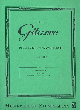 Sonate Nr.2 op.8 für Violine und Gitarre 2 Stimmen
