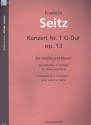 Konzert G-Dur Nr.1 op.13 fr Violine und Klavier