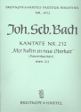 Mer hahn en neue Oberkeet Kantate Nr.212 BWV212 Partitur