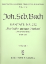 Mer hahn en neue Oberkeet Kantate Nr.212 BWV212 Violine 1