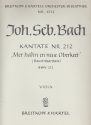 Mer hahn en neue Oberkeet Kantate Nr.212 BWV212 Viola