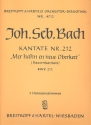Mer hahn en neue Oberkeet Kantate Nr.212 BWV212 Harmonie
