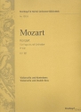 Konzert B-Dur KV191 fr Fagott und Orchester Violoncello / Kontrabass