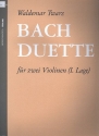 Bach-Duette fr 2 Violinen Spielpartitur