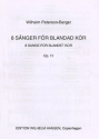 8 Lieder op.11 fr gem Chor a cappella Partitur (dt)