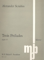 3 Prludes op.35 fr Klavier
