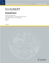 Stndchen op. 135 D 920 fr Frauenchor (SSAA) oder Mnnerchor (TTBB) mit Alt- oder Bariton-Sol Partitur - (= Klavierstimme)