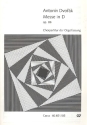 Messe D-Dur op.86 fr Soli (SATB), Chor und Orgel Chorpartitur