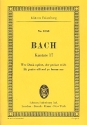 Wer Dank opfert der preiset mich - Kantate Nr.17 BWV17 fr Soli, Chor und Orchester Studienpartitur