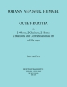 Partita E flat major for 2 oboes, 2 clarinets, 2 bassoons and 2 horns score and parts