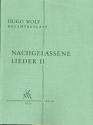 Nachgelassene Lieder Band 2 fr Gesang und Klavier