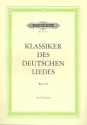 Klassiker des Deutschen Liedes Band 2 tiefe Singstimme und Klavier 100 Meisterlieder