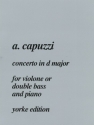 Concerto D major for double bass and piano