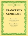 Sonate e-Moll fr Oboe und Bc