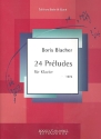 24 Preludes (1974) fr Klavier