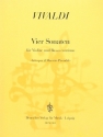 4 Sonaten fr Violine und Bc