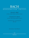Konzert c-Moll BWV1060  fr Oboe, Violine, Streicher und Bc fr Oboe, Violine und Klavier
