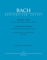 Konzert c-Moll BWV1060   fr Oboe, Violine, Streicher und Bc fr Oboe, Violine und Klavier