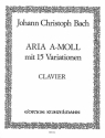 Aria a-moll mit 15 Variationen für Cembalo