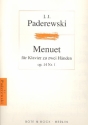 Menuett G-Dur op.14,1 fr Klavier