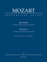 Quartette fr Flte, Violine, Viola und Violoncello Studienpartitur
