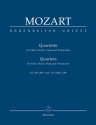 Quartette fr Flte und Streichtrio Studienpartitur