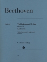 Kadenzen zum Violinkonzert op.61 Schneiderhahn, W. bearb 