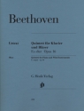 Quintett Es-Dur op.16 für Oboe, Klarinette, Horn in Es, Fagott und Klavier